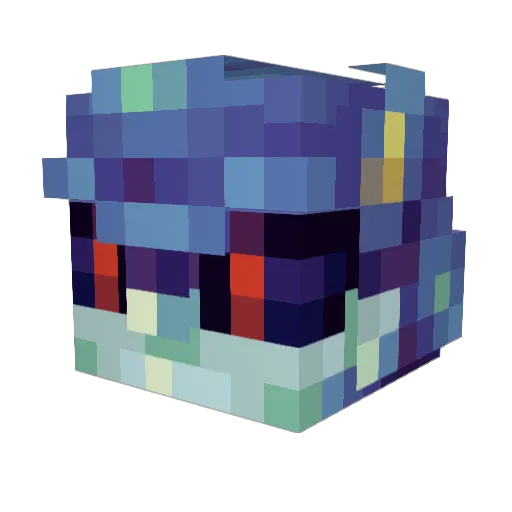 yesmolbean Minecraft avatar head, 3D render