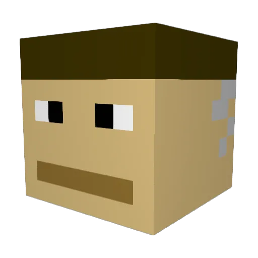 yesok123 Minecraft avatar head, 3D render