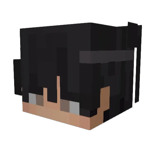 yesondra Minecraft avatar head, 3D render
