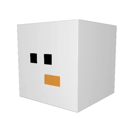 yesse1222 Minecraft avatar head, 3D render