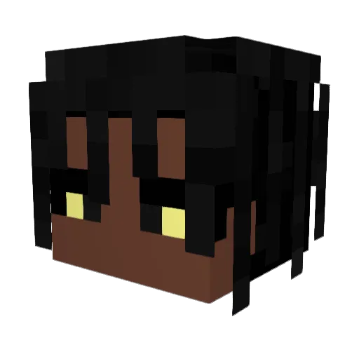 yet_im Minecraft avatar head, 3D render