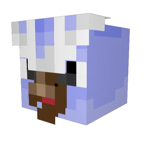 yeti_justi Minecraft avatar head, 3D render
