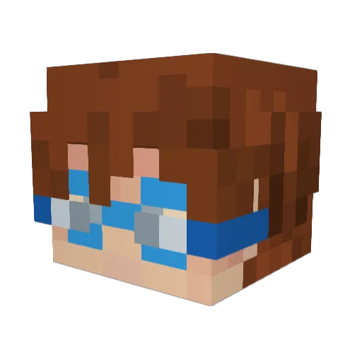 yeticx Minecraft avatar head, 3D render