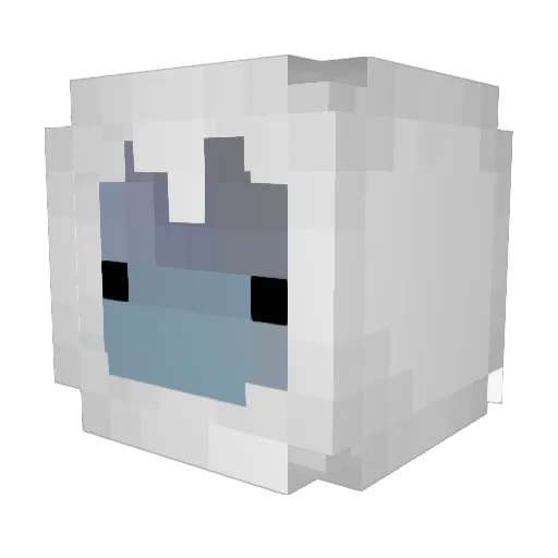 yetipaton Minecraft avatar head, 3D render