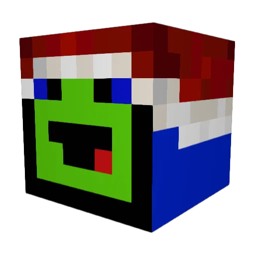 yety123 Minecraft avatar head, 3D render
