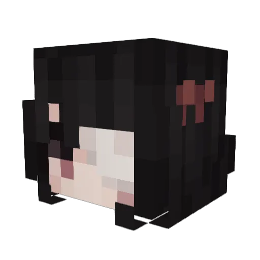 yev4 Minecraft avatar head, 3D render