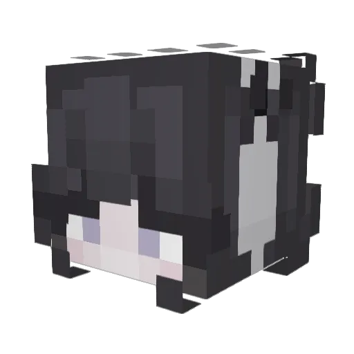 yevu Minecraft avatar head, 3D render