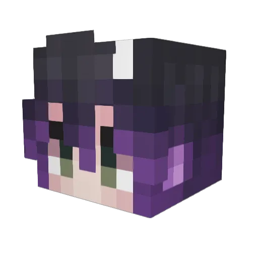 yeyuchou929 Minecraft avatar head, 3D render