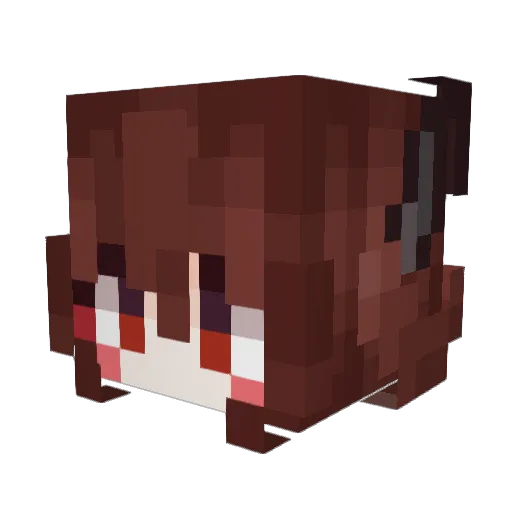 yezai1004 Minecraft avatar head, 3D render
