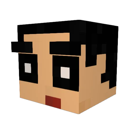yezong001 Minecraft avatar head, 3D render