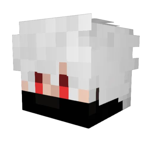 yfayser Minecraft avatar head, 3D render