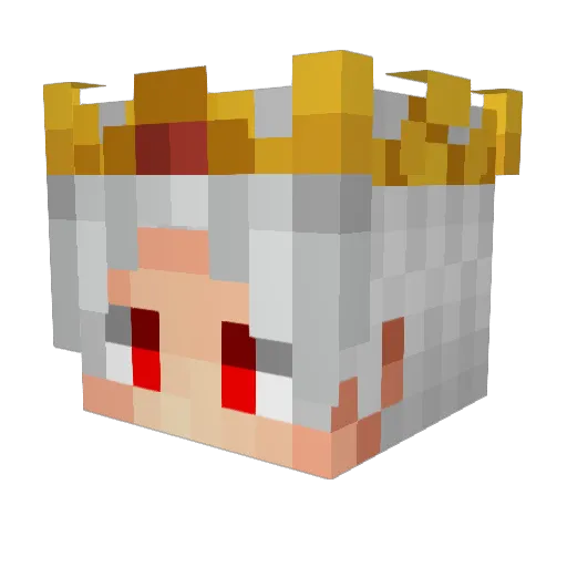 ygurt___ Minecraft avatar head, 3D render
