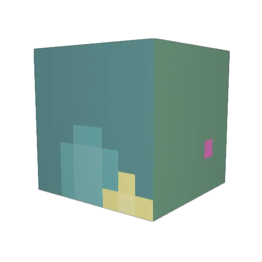 ygzok Minecraft avatar head, 3D render