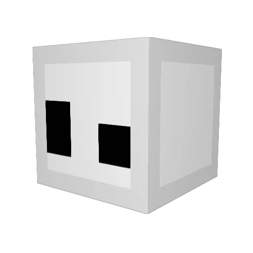yh4728 Minecraft avatar head, 3D render