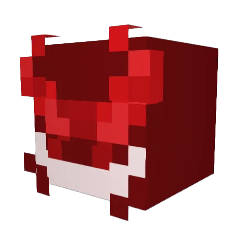 yhagui Minecraft avatar head, 3D render