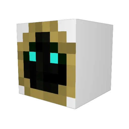 yhm Minecraft avatar head, 3D render