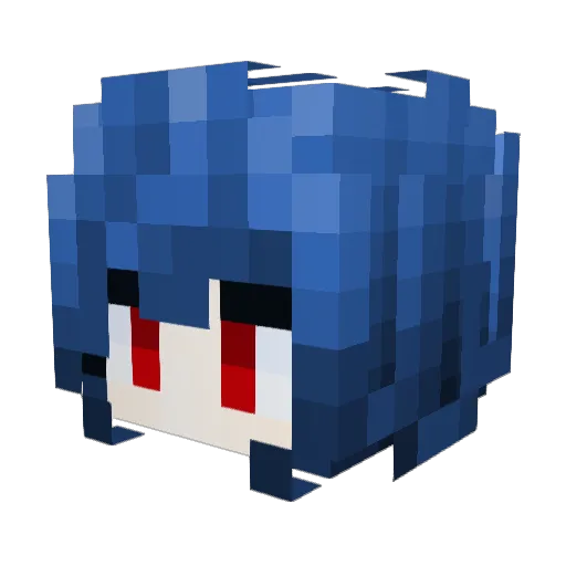 yhmnb Minecraft avatar head, 3D render