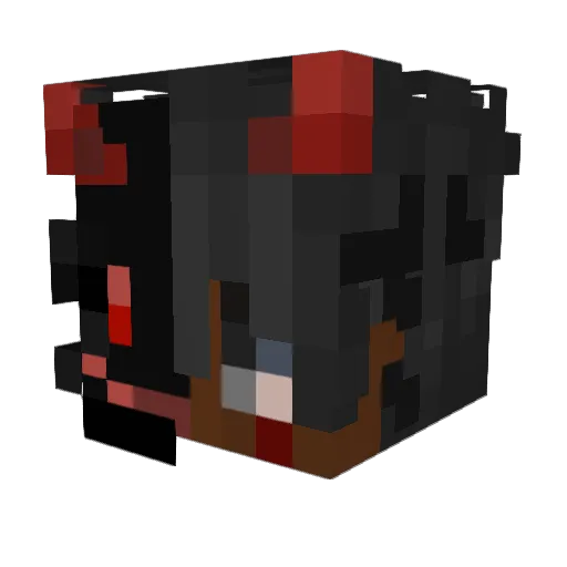 yhzenkai Minecraft avatar head, 3D render