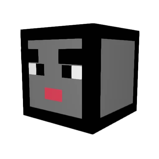 yi99 Minecraft avatar head, 3D render