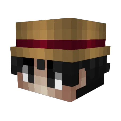 yiKenzy Minecraft avatar head, 3D render