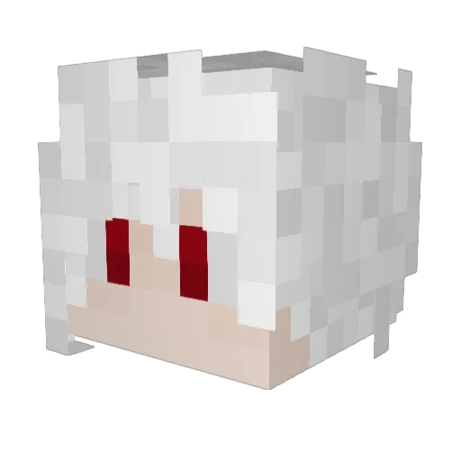 yiKsi Minecraft avatar head, 3D render