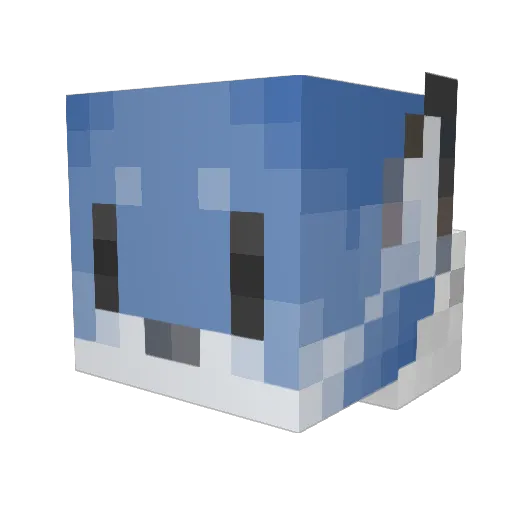 yiannibmx Minecraft avatar head, 3D render