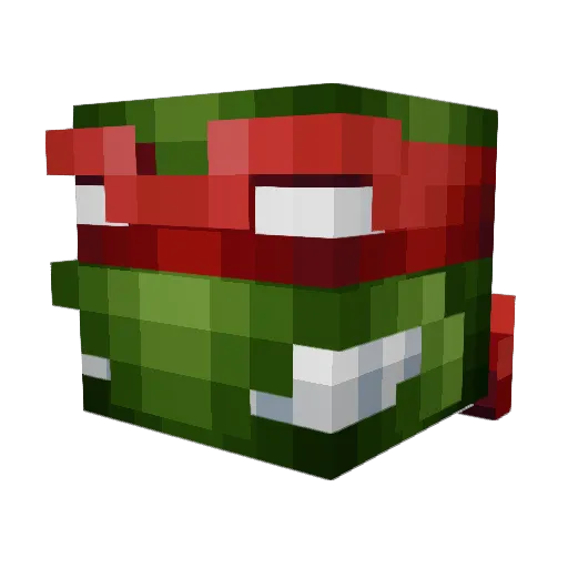 yiayiaS Minecraft avatar head, 3D render