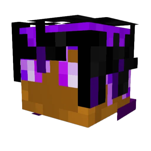 yib613 Minecraft avatar head, 3D render