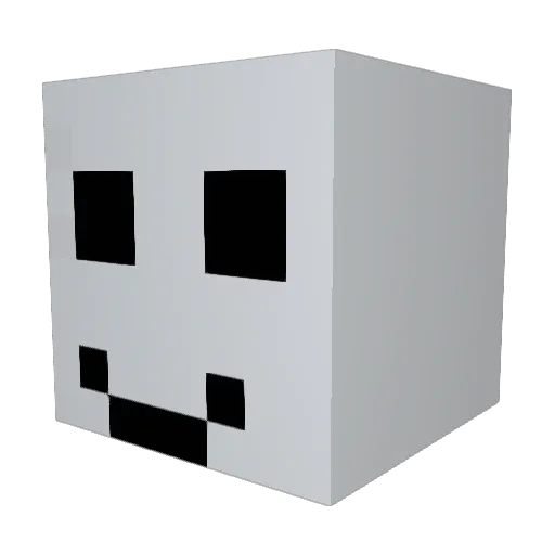 yibpacry Minecraft avatar head, 3D render