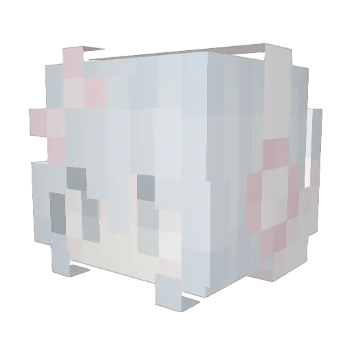 yici_ Minecraft avatar head, 3D render