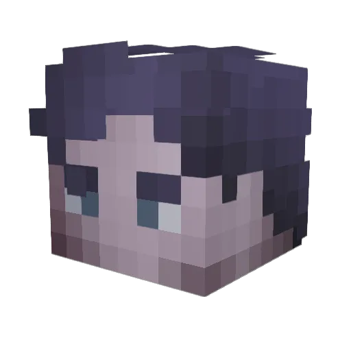 yidt Minecraft avatar head, 3D render