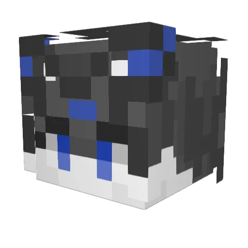 yifeng09 Minecraft avatar head, 3D render