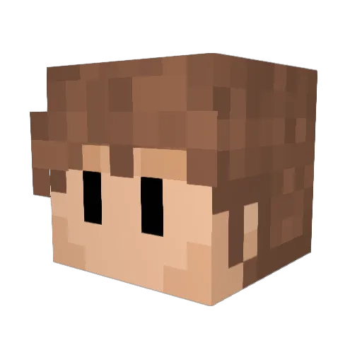 yift2008 Minecraft avatar head, 3D render