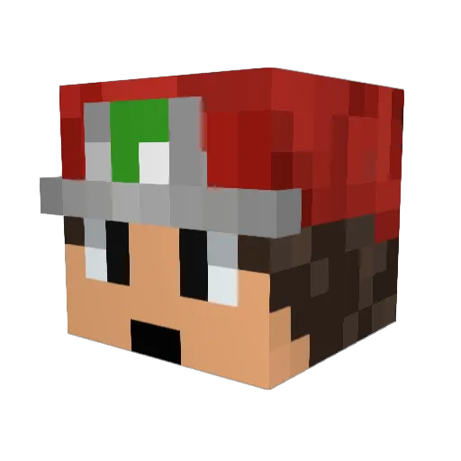 yigi423 Minecraft avatar head, 3D render