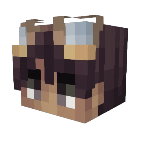 yigiithakan_ Minecraft avatar head, 3D render