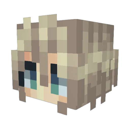 yihan666 Minecraft avatar head, 3D render