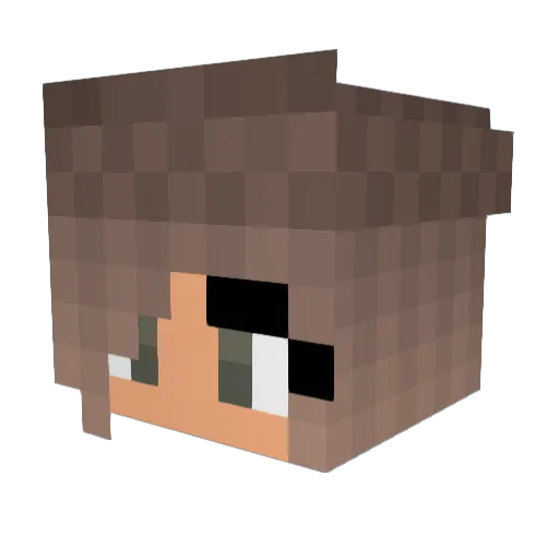 yiing0824 Minecraft avatar head, 3D render
