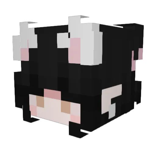 yiiun Minecraft avatar head, 3D render