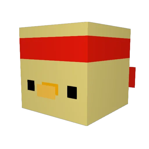 yijie2006 Minecraft avatar head, 3D render