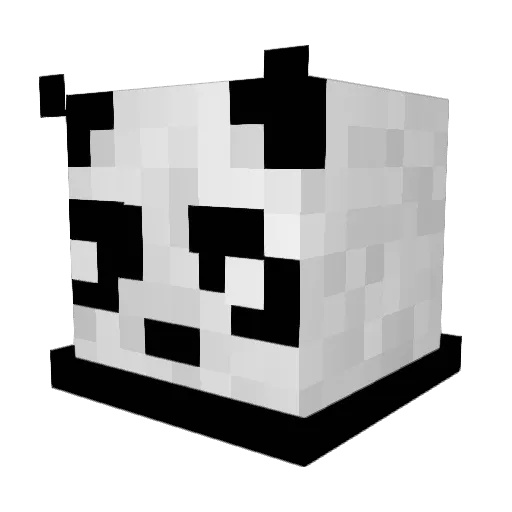yikesissus Minecraft avatar head, 3D render