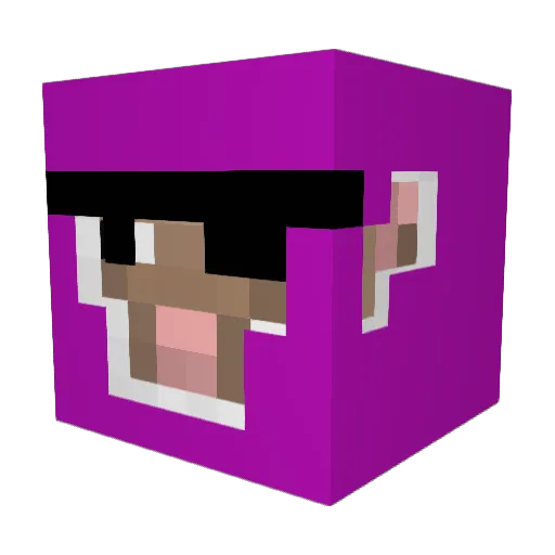 yikesitsdes Minecraft avatar head, 3D render