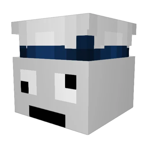 yikesitssarah Minecraft avatar head, 3D render