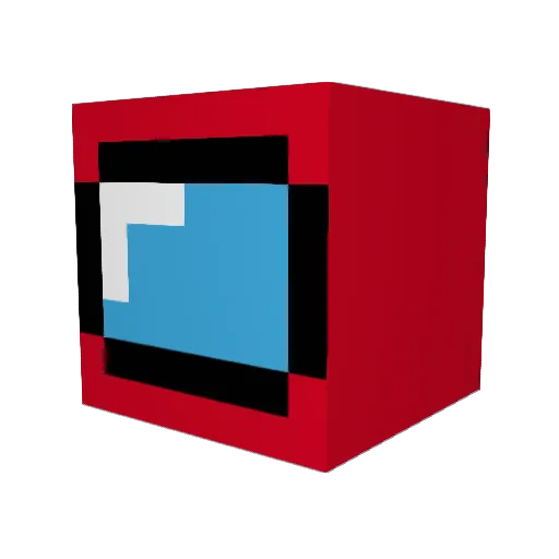 yikikmustafa Minecraft avatar head, 3D render