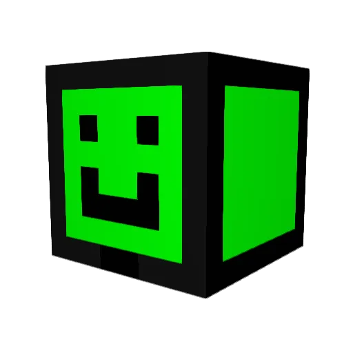 yikyip Minecraft avatar head, 3D render