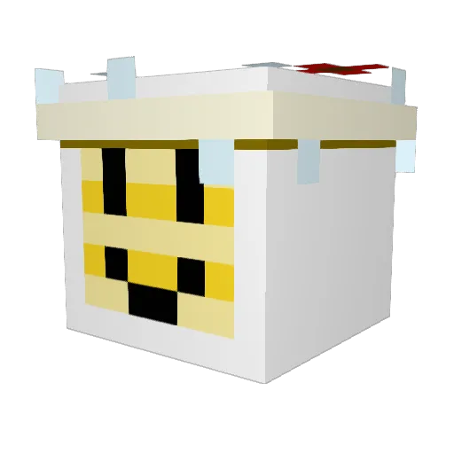 yimengie Minecraft avatar head, 3D render