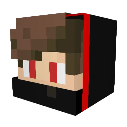 yin7894 Minecraft avatar head, 3D render