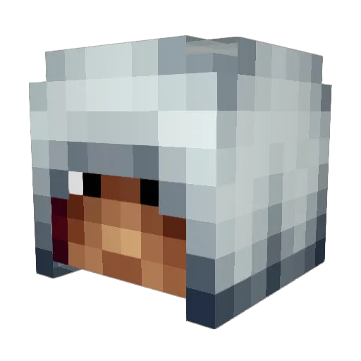 ying578 Minecraft avatar head, 3D render
