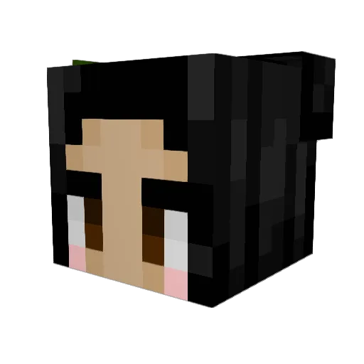 yinnie_x Minecraft avatar head, 3D render