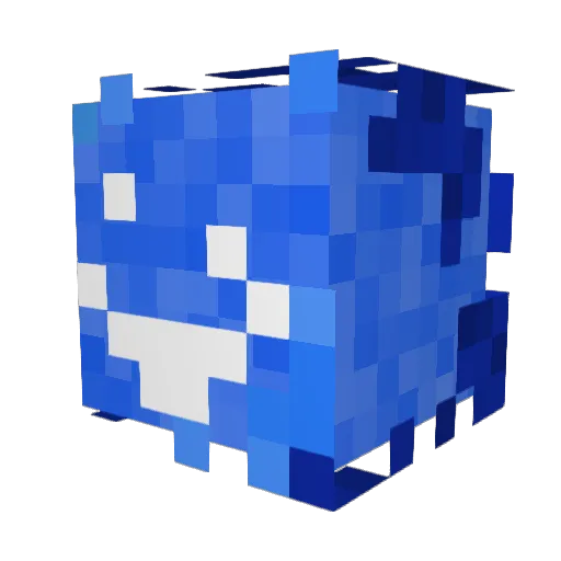 yinspas Minecraft avatar head, 3D render
