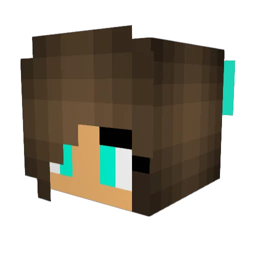 yinta00 Minecraft avatar head, 3D render